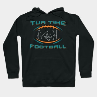 Tua Tagovailoa "Tua Time" Miami Dolphins X's and O's Hoodie